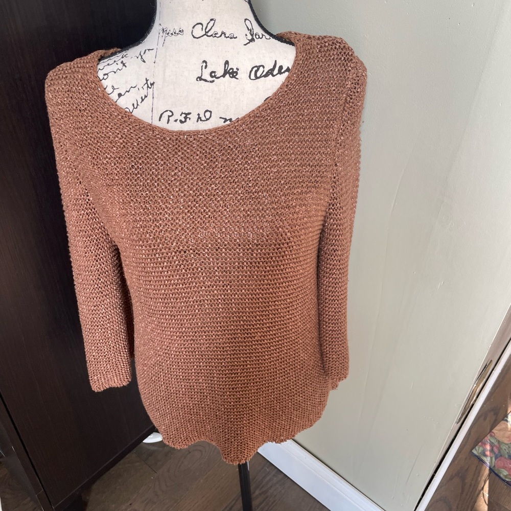 Chicos Sweater. 3/4 length sleeve. Size 1